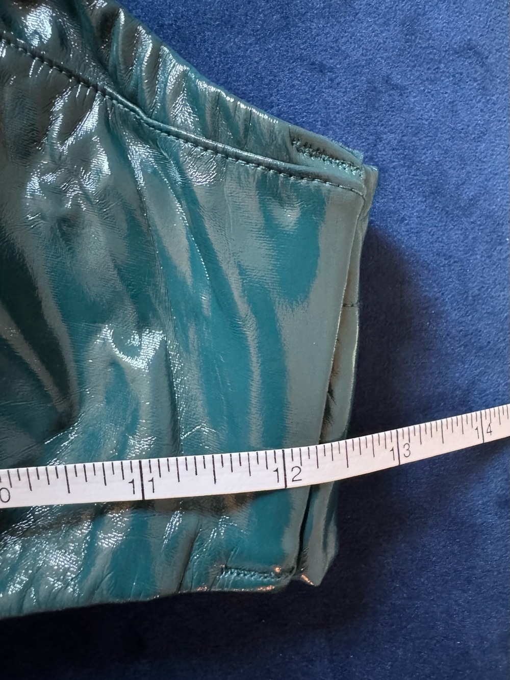 Savage X Fenty Leather Tease Vinyl Bandeau & High-Waisted Panty | Green | NWT - Picture 14 of 14